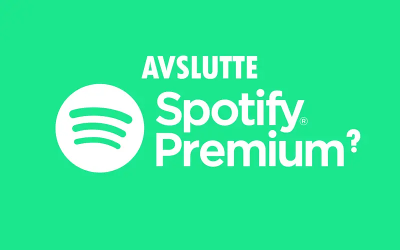 avslutte spotify premium